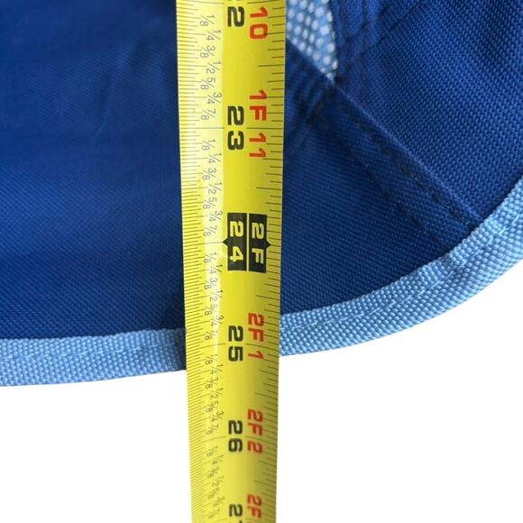 Adventuridge Lightweight Small Portable Blue Camp Chair and Bag 3.2lbs - Picture 10 of 13